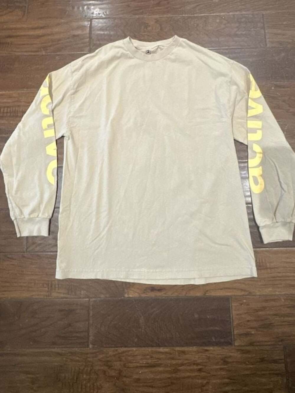 Active Ride Shop Men's Long Sleeve Graphic Crewneck T-Shirt Tan XL